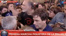 Imagen de Video | El tenso cruce de Eduardo Belliboni con un periodista de TN: «Te van a echar a vos»