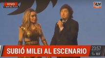 Imagen de Milei con Fátima Flórez, en Mar del Plata: «Nos dejaron varios bombas que debemos desactivar»