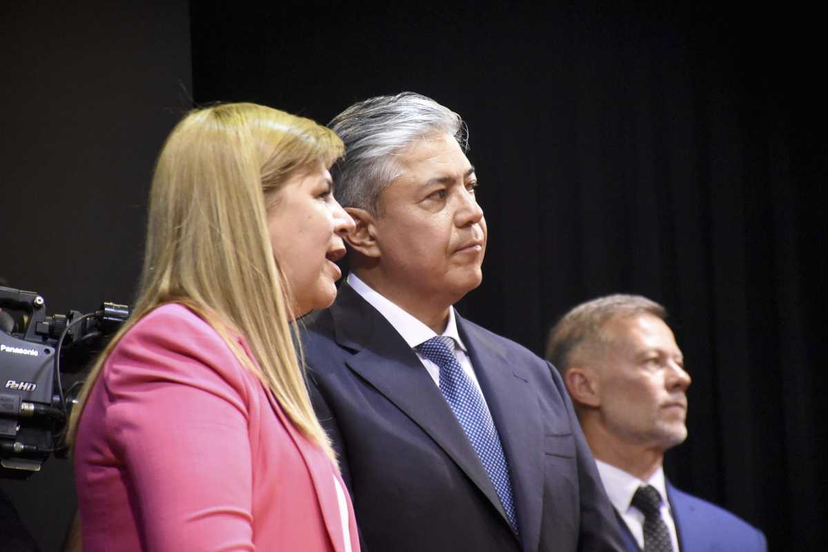 Rolando Figueroa y la vicegobernadora Gloria Ruiz. Archivo. Foto: Matías Subat.