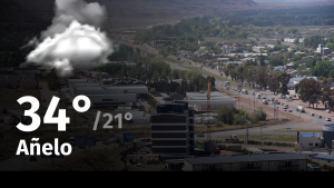 Clima de hoy, martes 26 de diciembre de 2023, para la ciudad de Añelo