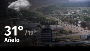 Clima de hoy, domingo 31 de diciembre de 2023, para la ciudad de Añelo