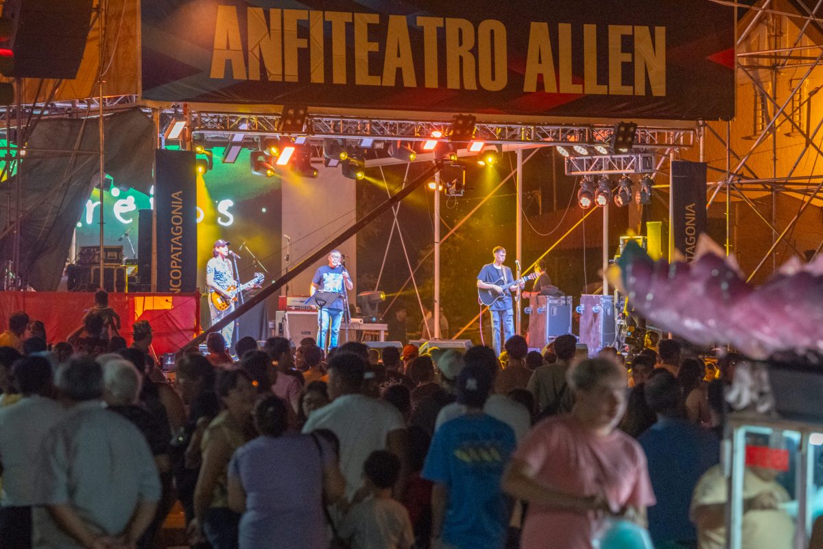 Así se vivió el año pasado la Fiesta de la Pera en Allen. Foto: gentileza (Municipalidad de Allen)