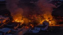 Imagen de Erupción en Islandia: debieron evacuar una zona turística