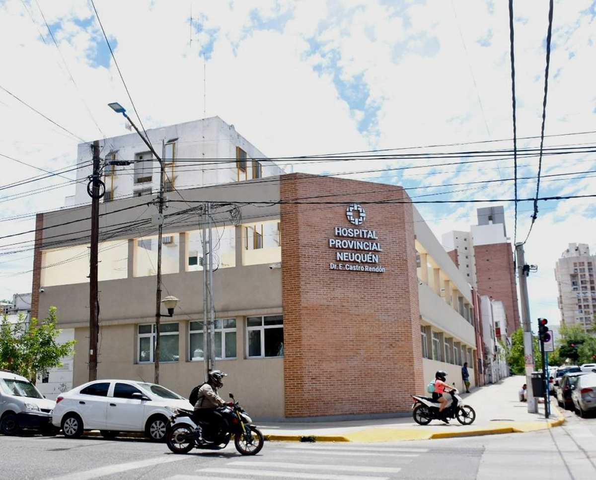 Está en el hospital Castro Rendón de Neuquén. Foto: Archivo Matías Subat.