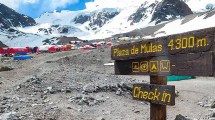 Imagen de Murió un andinista ruso en el principal campamento del Aconcagua