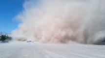 Imagen de Impresionante remolino en el norte de Neuquén dejó heridos y una tradicional fiesta suspendida