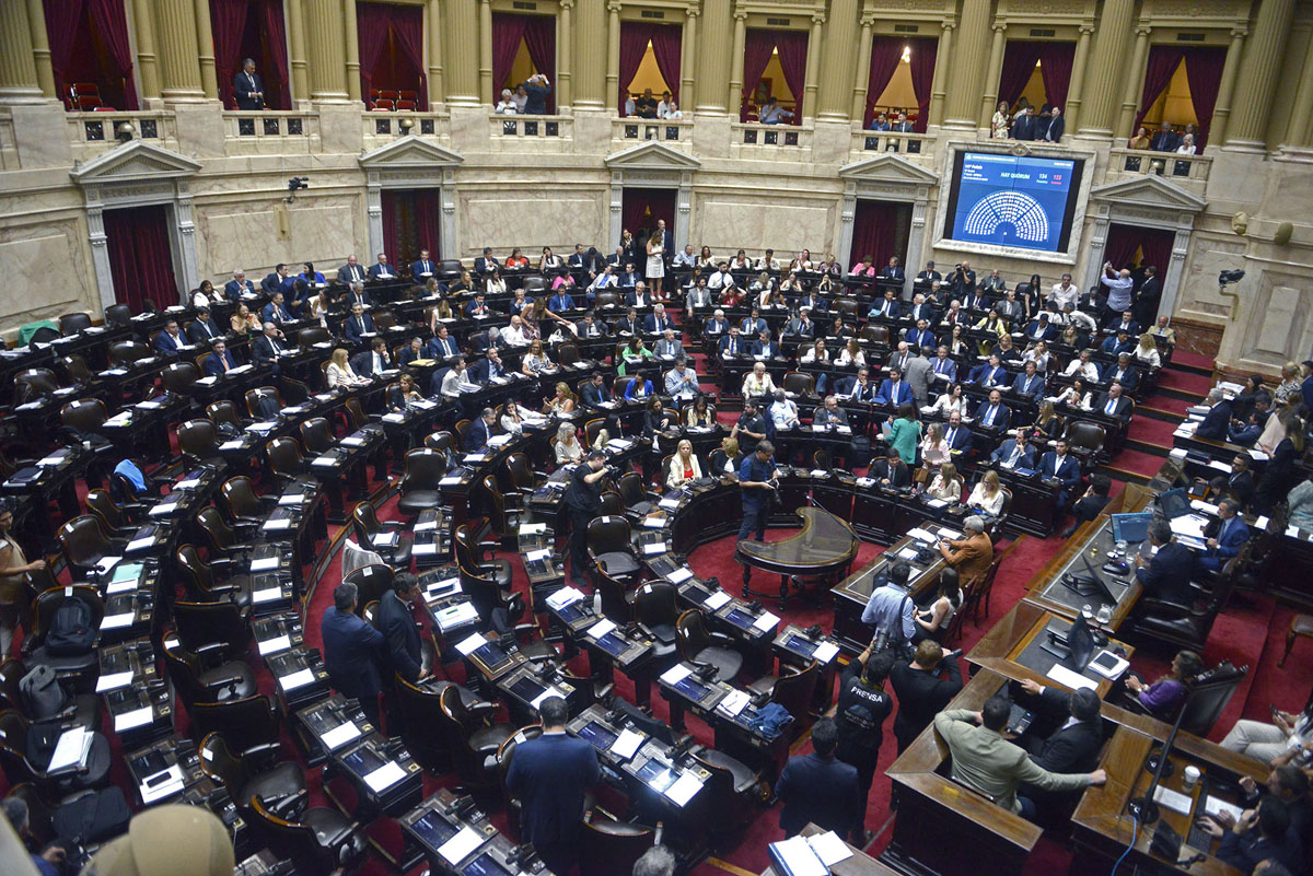 Diputados comenzará el debate del DNU en comisión. Foto archivo. 