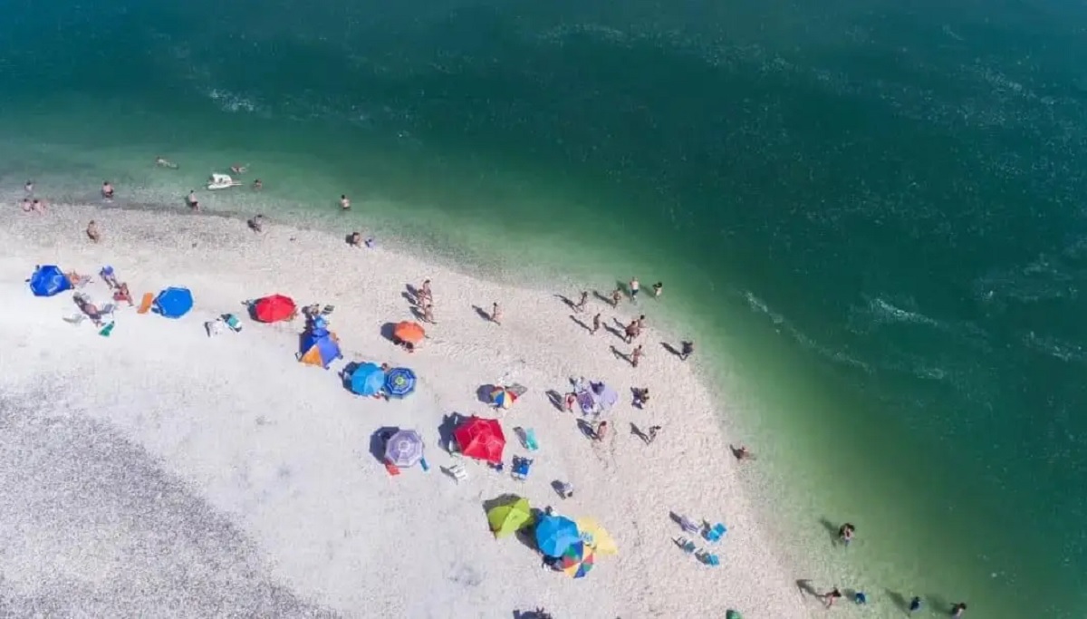 Las playas del Puerto del Este es otras de las opciones que ofrece el ejido de SAO. Foto Gentileza Gobierno de Río Negro.