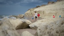 Imagen de ¿Un paisaje ‘lunar’ en Las Grutas? Así es Terraza al Mar, un balneario distinto