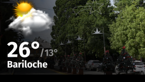 Clima de hoy, domingo 28 de enero de 2024, para la ciudad de Bariloche