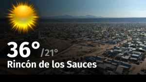 Clima de hoy, sábado 20 de enero de 2024, para la ciudad de Rincón de los Sauces