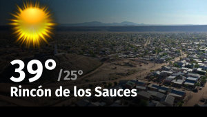 Clima de hoy, domingo 28 de enero de 2024, para la ciudad de Rincón de los Sauces