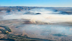 Video | Incendio forestal en la Ruta 234 de Neuquén: aseguran que fue intencional