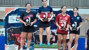 Manuela Pereyra, de Catriel, logró la medalla de oro en el Grand Prix de tenis de mesa