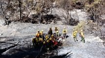 Imagen de Incendio en el parque Los Alerces: ya son más de 8 mil las hectáreas arrasadas por el fuego