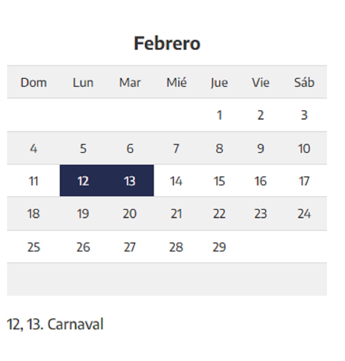 Qué feriados hay en febrero 2024 y cuándo se celebra Carnaval