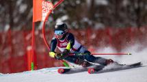 Imagen de Nicolás Quintero, la joya del esquí alpino de San Martín de los Andes que brilla en la nieve