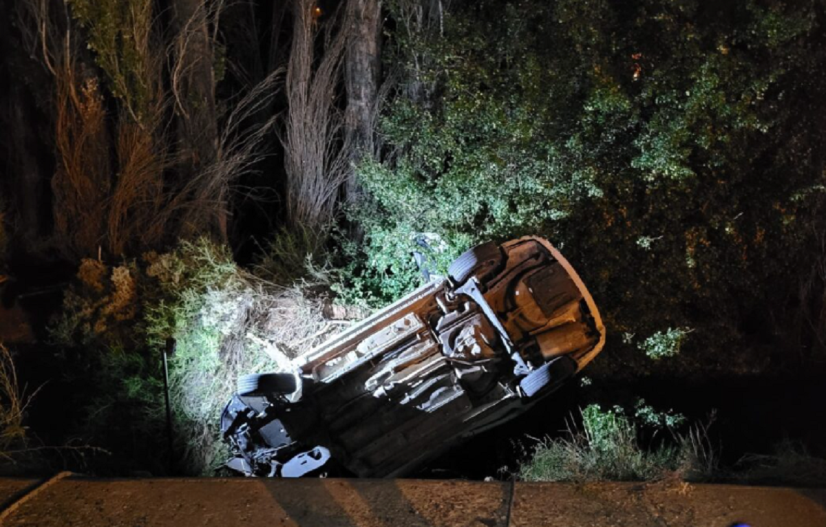 El accidente ocurrió esta madrugada. Foto: Centenariodigital.com