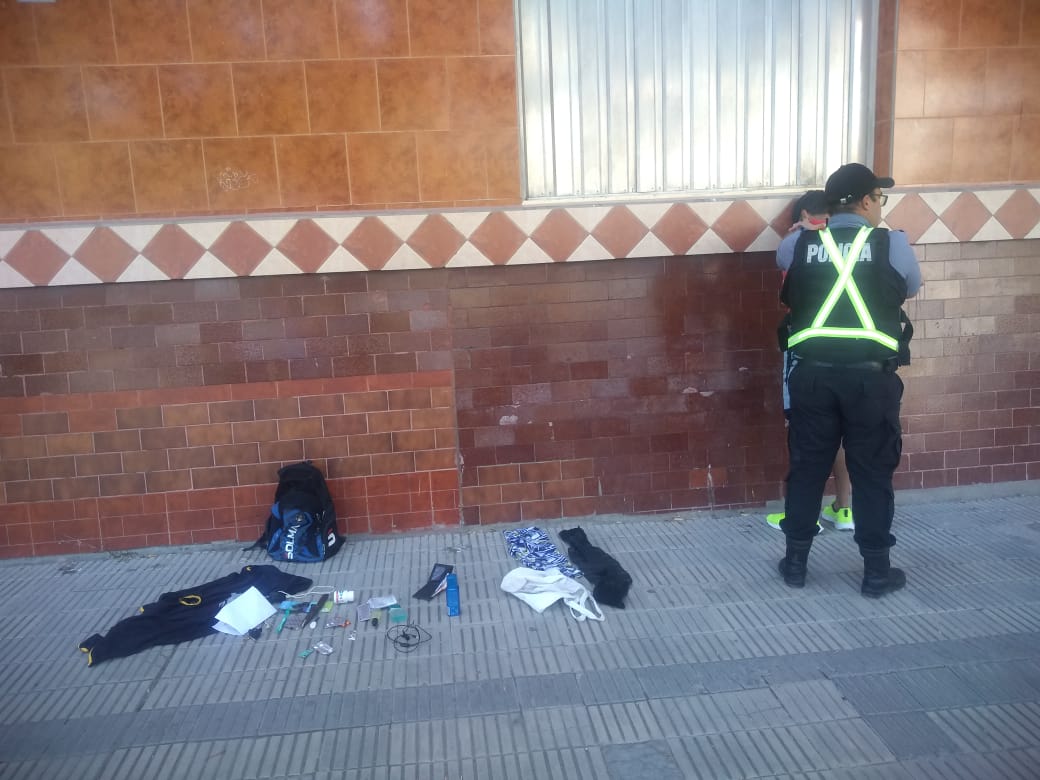 El robo fue denunciado y minutos despupes el hombre fue detenido. Foto: Gentileza.