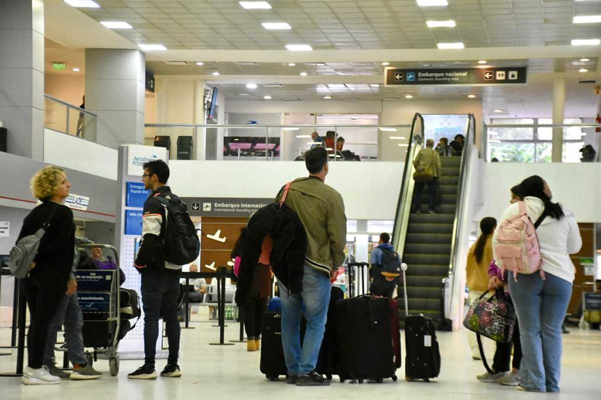 Medida de fuerza en el Aeroparque Jorge Newbery generaron demoras en los vuelos. (Foto archivo: Matías Subat)