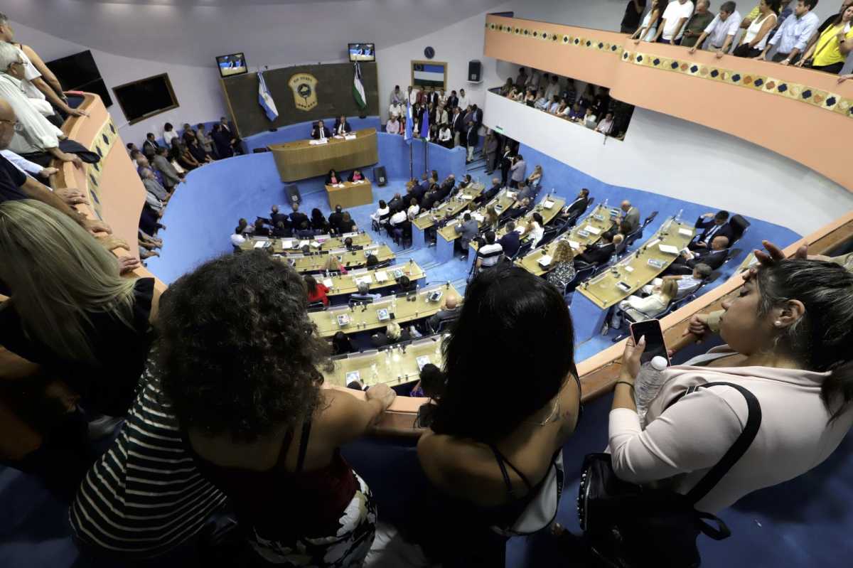 La Legislatura sesionará este jueves y en la previa preparan el temario de proyectos a tratar. Foto Marcelo Ochoa.