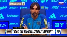 Imagen de Diego Martínez tras la victoria de Boca: de los elogios a Cavani a la crítica de Demichelis