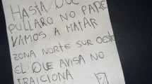 Imagen de Rosario: encontraron una nueva amenaza de muerte para el gobernador Pullaro