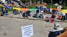 Imagen de Unter Bariloche hizo un simbólico acto de inicio de clases en una escuela con un edificio paralizado