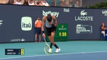 Imagen de Video | Susto en el Masters de Miami: un tenista italiano se descompensó en pleno partido