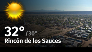 Clima en Rincón de los Sauces: cuál es el pronóstico del tiempo para hoy viernes 29 de marzo