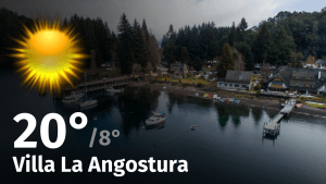 Clima en Villa La Angostura: cuál es el pronóstico del tiempo para hoy viernes 1 de marzo