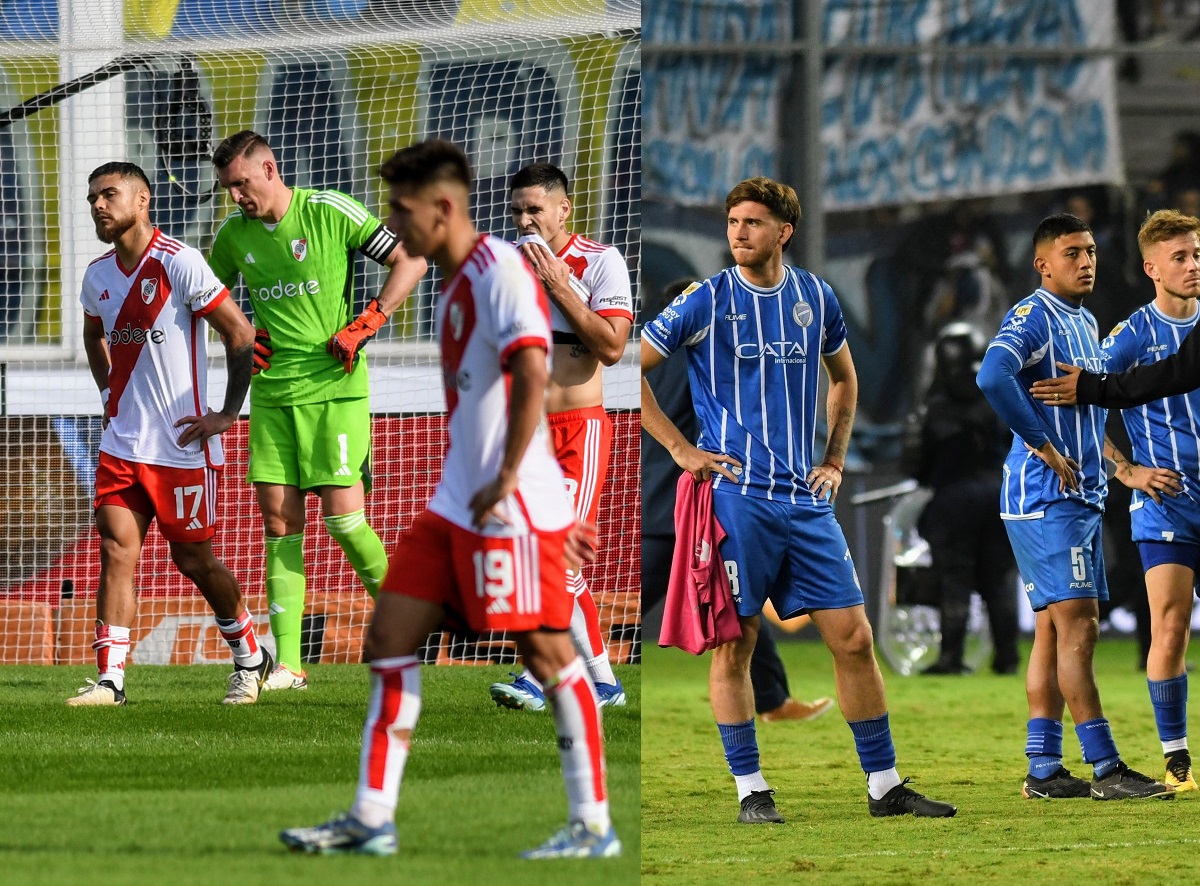 River y Godoy Cruz quedaron eliminados de la Copa de la Liga. Foto: FBaires.