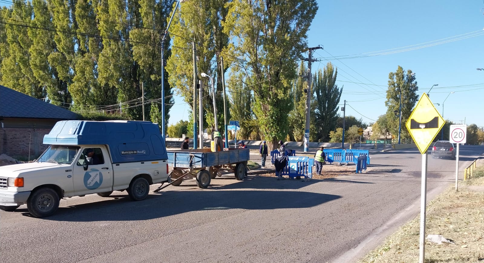 El incidente del lunes ocurrió en inmediaciones de Damas Patricias y Gelonch, donde el municipio realizó mejoras en el pavimento. (Foto: Gentileza / Somos El Valle)