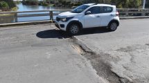 Imagen de Preocupa el deterioro del puente del río Colorado en Valle Medio: piden soluciones de fondo