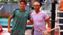 Imagen de Rafael Nadal le ganó a un joven de 16 años y rompió un nuevo récord en los Masters 1000