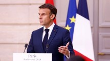 Imagen de Macron aseguró que Rusia intenta intenta socavar los Juegos Olímpicos de París con desinformación