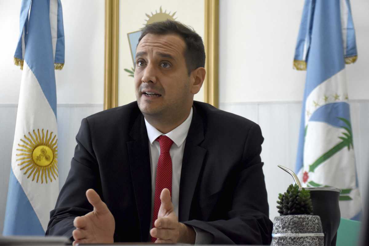 El ministro de Trabajo y Desarrollo Laboral de Neuquén, Lucas Castelli, expuso el balance de gestión en 2024.