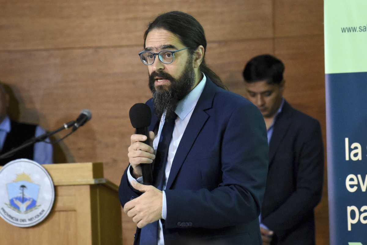 Martín Regueiro, ministro de Salud de Neuquén. Foto: archivo.