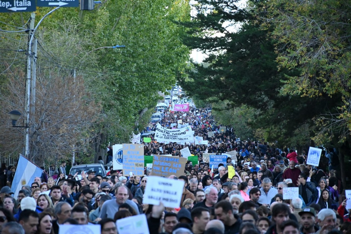 Este miércoles 2 de octubre se realiza la segunda marcha federal universitaria. (Foto: Flor Salto).