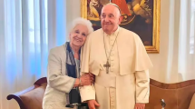 Imagen de Estela de Carlotto, tras su encuentro con el papa Francisco: «Si las cosas se dan, va a venir a la Argentina»