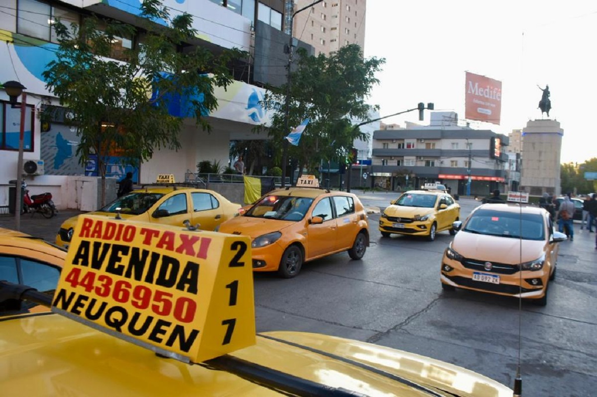 Aumento en taxis y estacionamiento de Neuquén. Foto archivo: Mati Subat