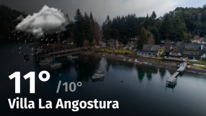 Clima en Villa La Angostura: cuál es el pronóstico del tiempo para hoy lunes 8 de abril