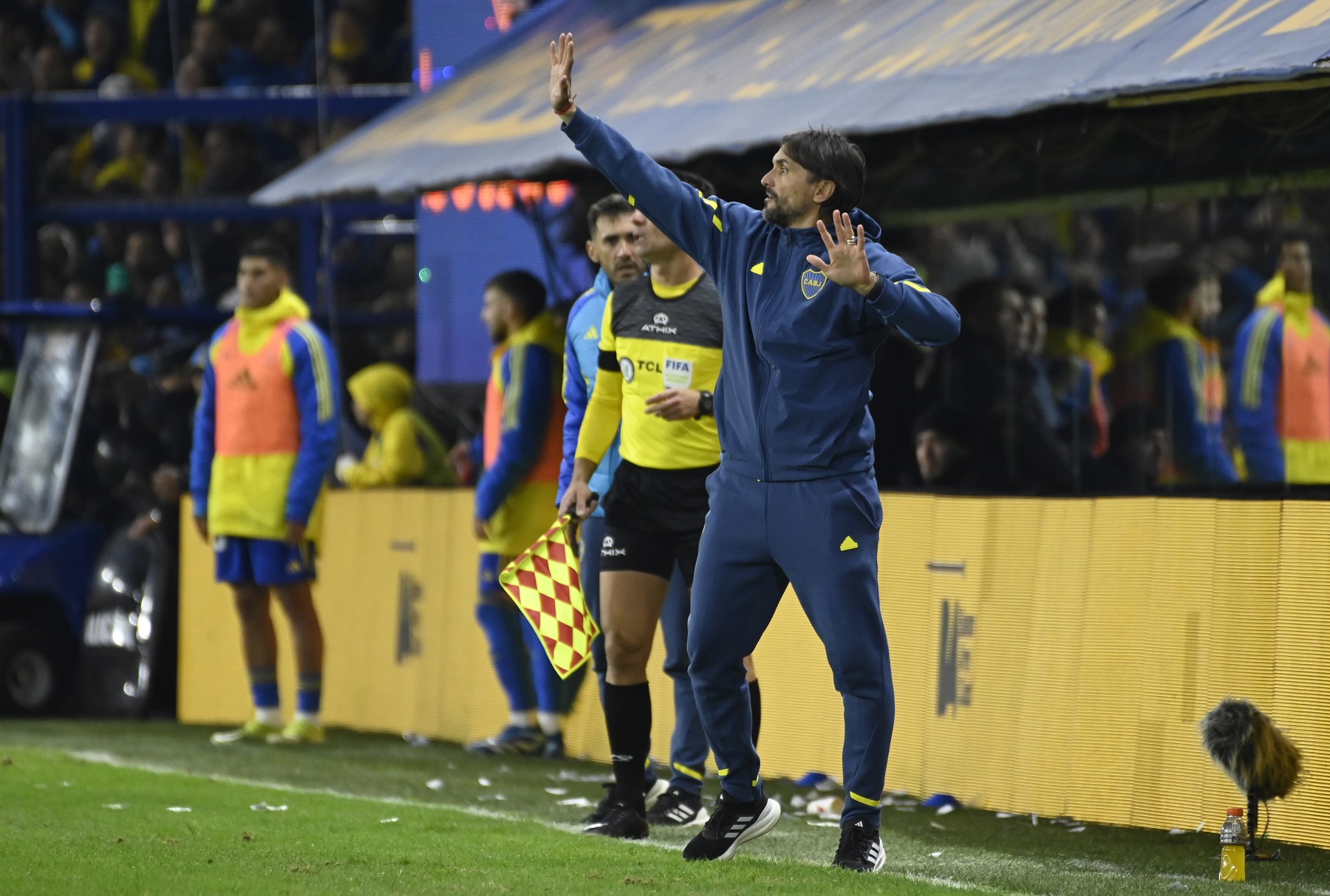 Diego Martínez opinó sobre la lista de lesionados que tiene Boca. Foto: FBaires.