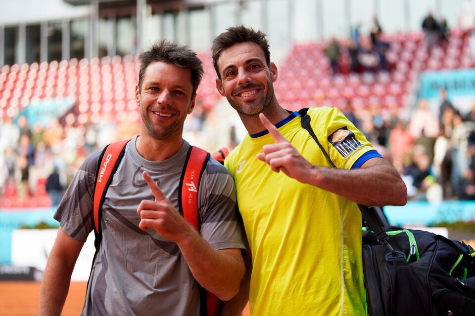 Zeballos y Granollers avanzaron a semifinales del Masters 1000 de Roma.