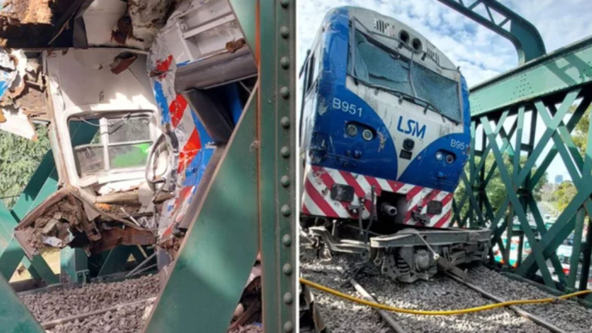 AL menos 60 personas fueron asistidas luego del choque de dos trenes.  Foto: @MascariniMarce