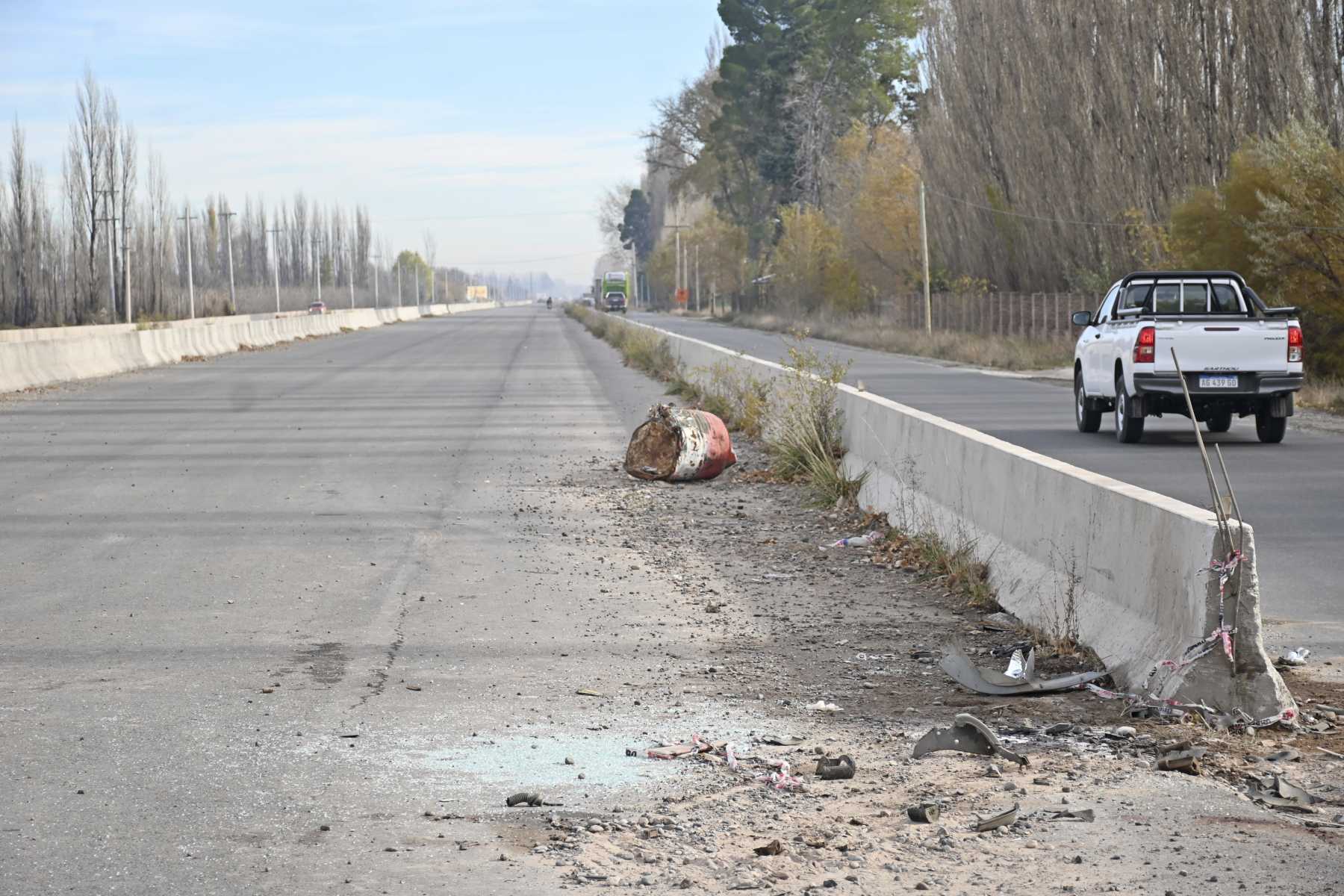 Fuerte choque sobre ruta 22 en Cipolleti. foto: archivo. Florencia Salto