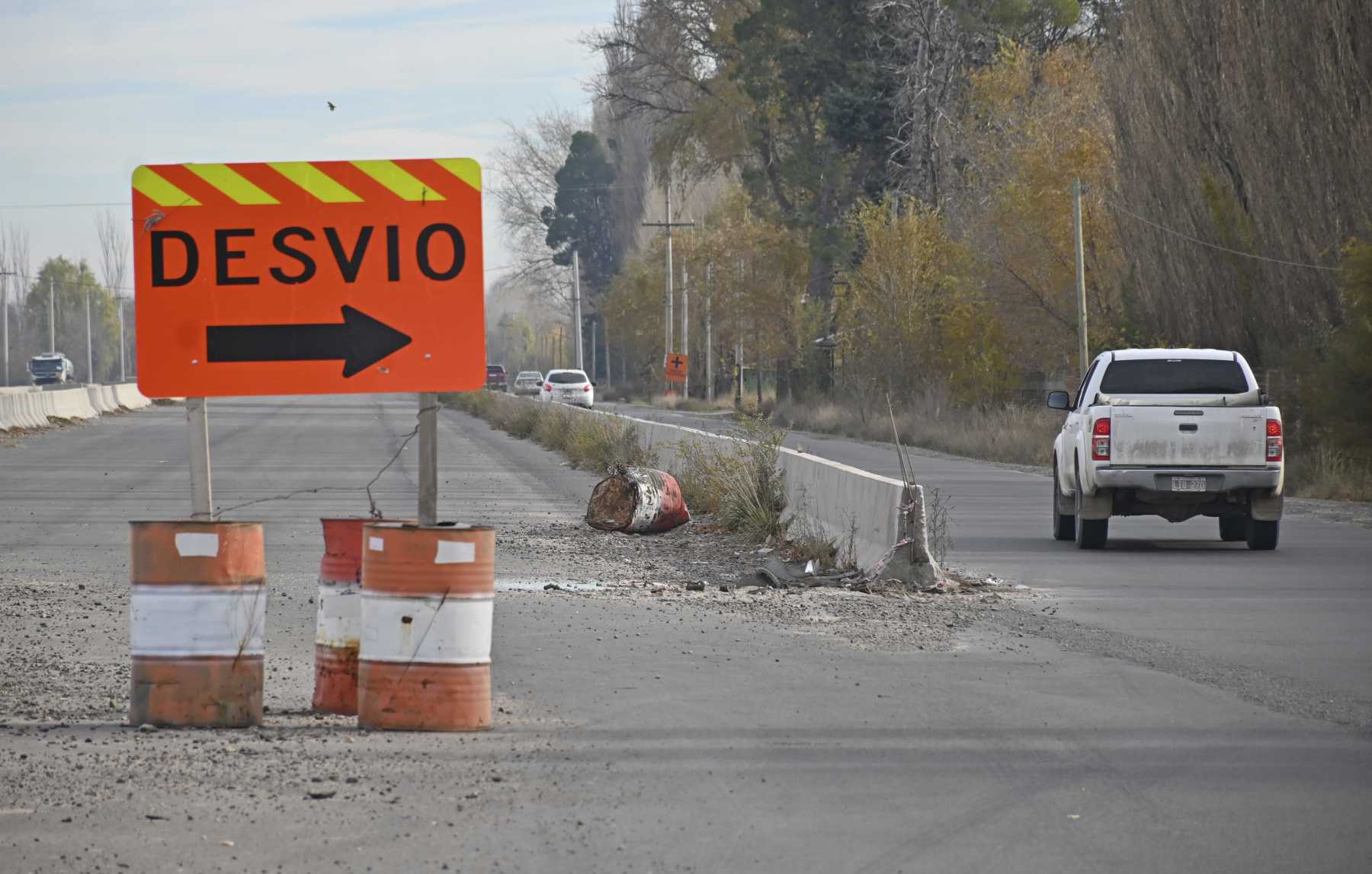 Un choque provocó desvíos y demoras en el tránsito de Ruta 22, en Cipolletti. Foto Archivo: Florencia Salto.