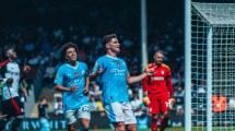 Imagen de Julián Álvarez cerró la goleada del Manchester City, que se acerca al título en la Premier League