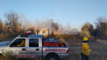 Imagen de Incendio en una chacra abandonada en Cinco Saltos: investigan las causas