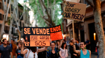 Imagen de «Tu lujo, nuestra miseria»: duras consignas en  España contra el turismo masivo